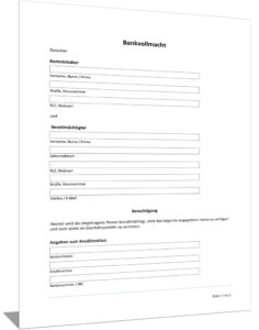 Bankvollmacht