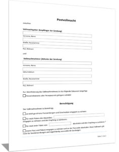 Postvollmacht